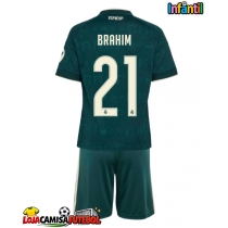Camisa de Futebol Real Madrid Brahim Diaz #21 Equipamento Secundário Infantil 2026-27 Manga Curta (+ Calças curtas)